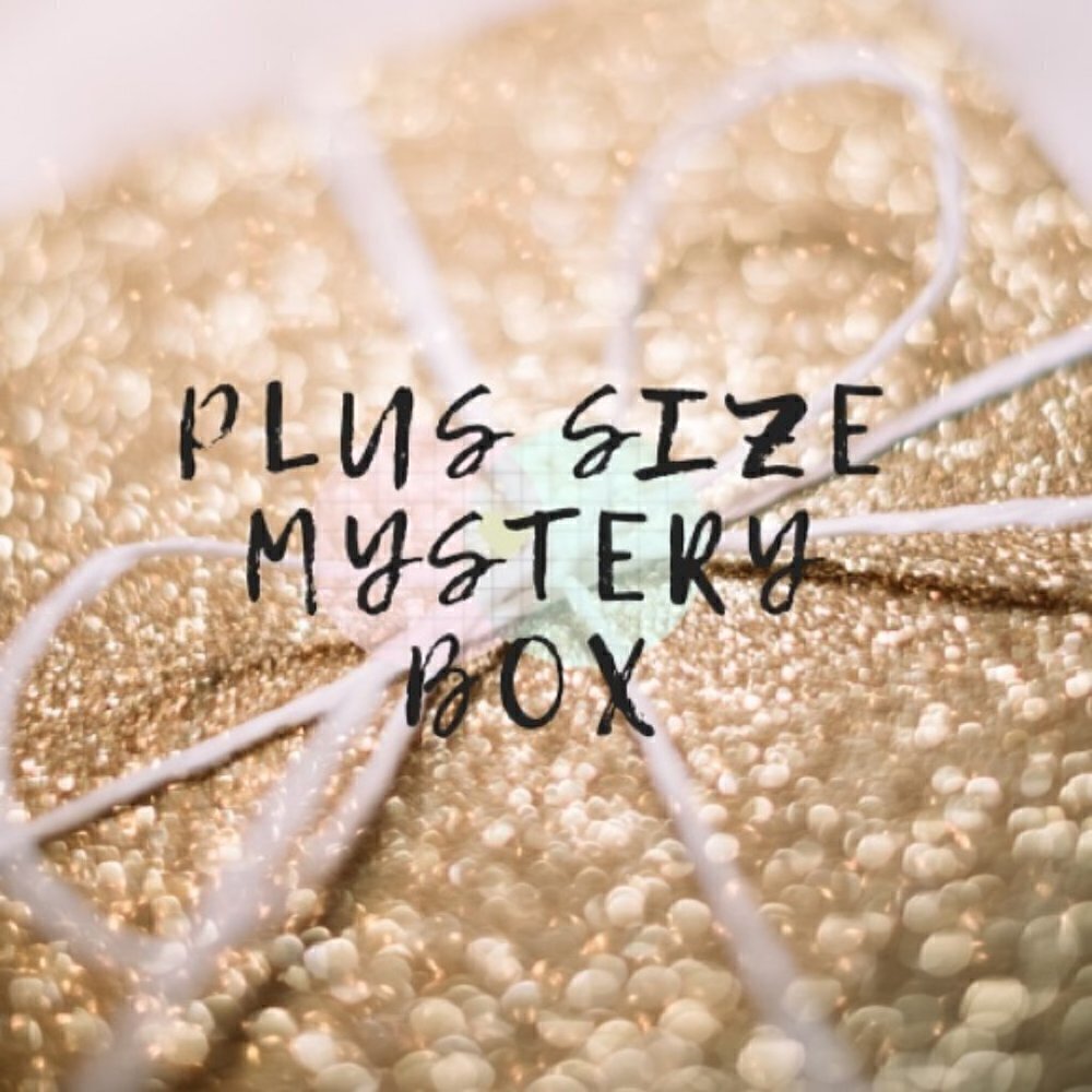 PLUS SIZE MYSTERY BOX 5 ITEMS FOR $35! GET ONE TODAY!